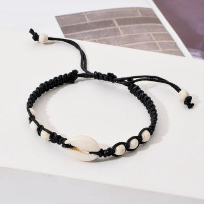 Unisex Sommer Seestern Muschel Geflochtenes Armband 